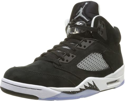 Nike Air Jordan 5 Retro Mens Sport Shoes Blackcool Grey White 6 Uk