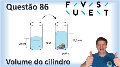 Para Medir O Volume De Uma Pedra Com Formato Irregular Ana Utilizou Um