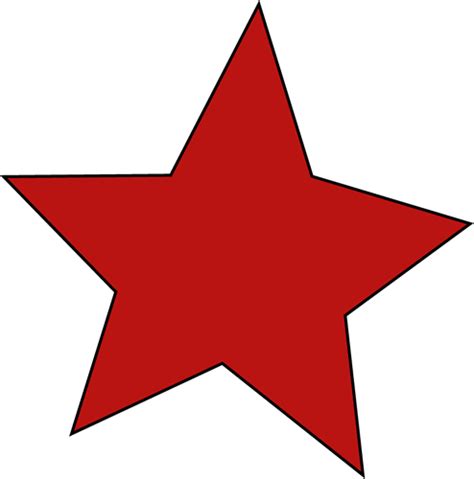 Red Star Clipart Clip Art Library