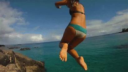 Gifs Splash Awesome Fun Funny Diving Cliff