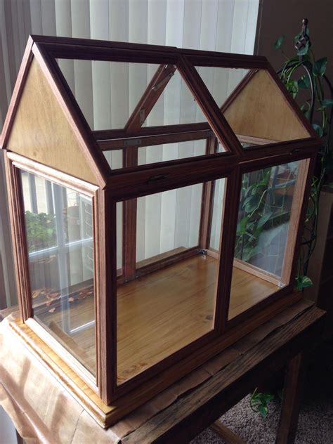 My Dad And I Built A Tabletop Greenhouse Out Of Picture Frames Im
