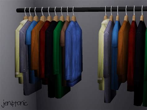 Mod The Sims One Tile Clothes Rack