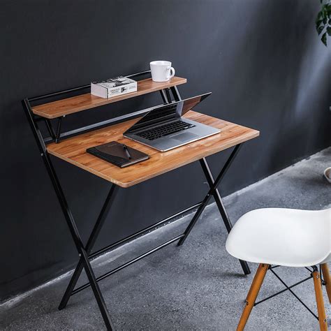 Jiwu 2 Style Folding Desk For Small Space Home Corner