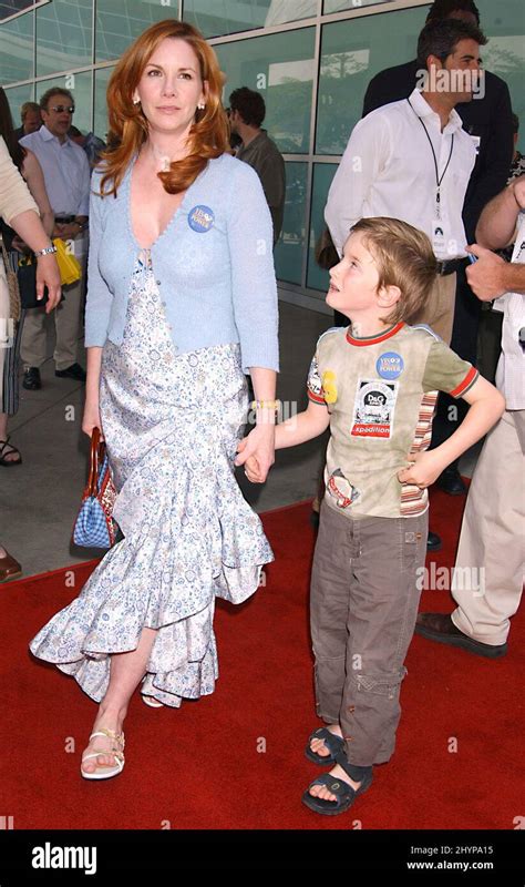 Melissa Gilbert And Son Michael Attend The Rugrats Go Wild Film