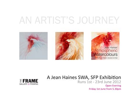 Watercolours With Life An Artist Journey Exhibition The Frame