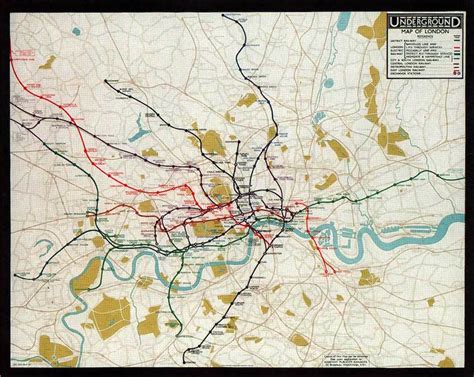 Large Print London Tube Map Pdf