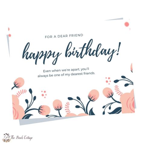 Free birthday cards for facebook birthday cards for friends. Free Printable Happy Birthday Cards for a Dear Friend by ...