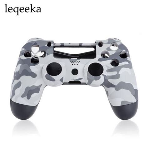 2pcs Replacement Camouflage Shell Case For Ps4 Controller Case Urban
