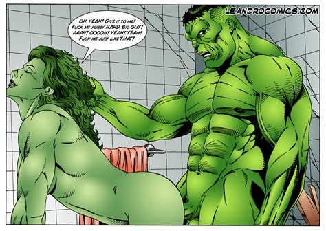 Rule Comic Green Skin Hulk Hulk Series Incest Jennifer Walters Leandro Comics Marvel She