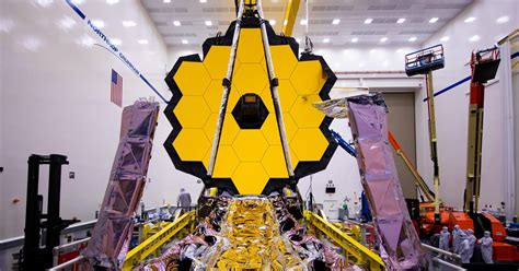 Nasa James Webb Space Telescope Opens Golden Mirror One Last Time On