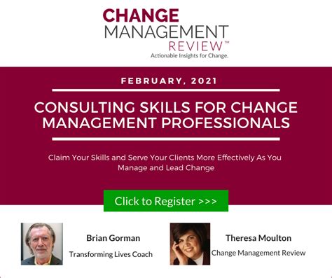 Consulting Skills For Change Management Professionals Program