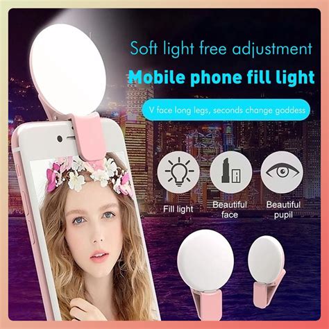 Buy Usb Charging Mini Selfie Fill Light Led Flash Selfie Ring Light For Camera Phone At