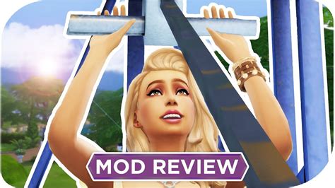The Sims 4 — Functional Zip Line 😛 — Mod Review Youtube