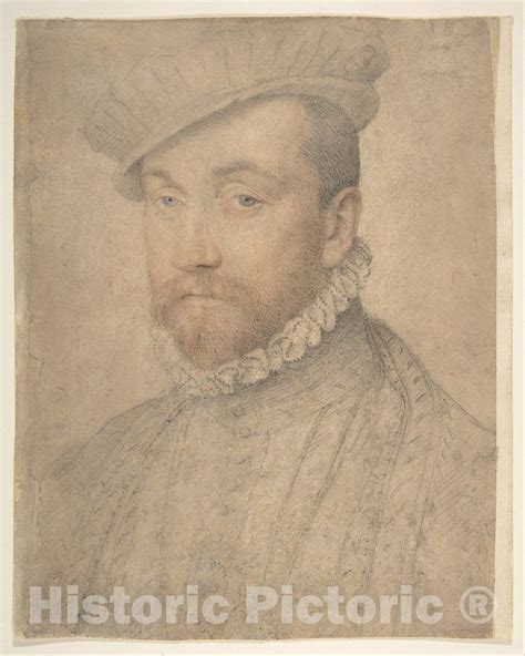 Portrait Of A Man French Tours Active By 1536died 1572 Paris