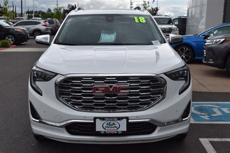 Pre Owned 2018 Gmc Terrain Denali Awd Sport Utility