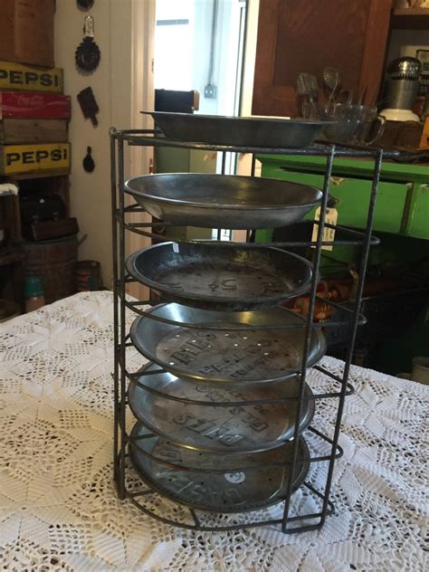 Vintage Diner Counter Top Pie Rack 1920s 6 Pie 5 Tier Great For