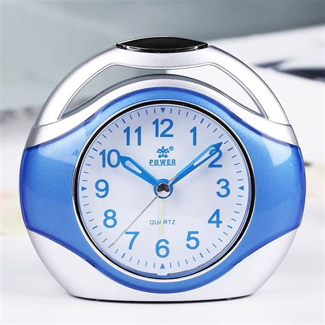 Ultra Smallaa Battery Travel Alarm Clock With Snooze And Nightlight