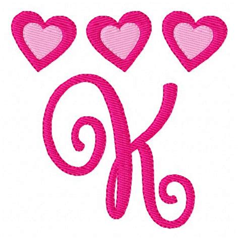 Valentine Heart Monogram Set Joyful Stitches