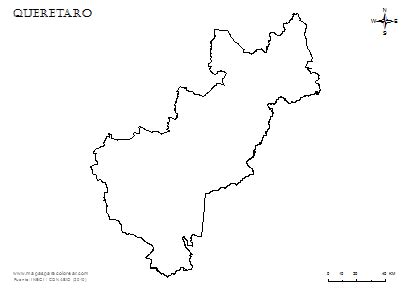 Vicente guerrero se encuentra localizado a 25 km de la tehuacán y a 23 km de la uvp capus tehuacán. Mapas de Querétaro para colorear