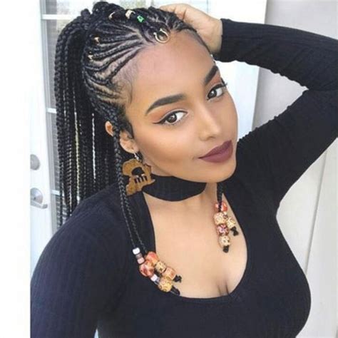 75 Super Hot Black Braided Hairstyles Jf Guede
