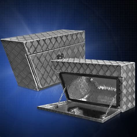 Giantz Pair Of Under Tray Undertray Tool Box Aluminium Alloy Underbody