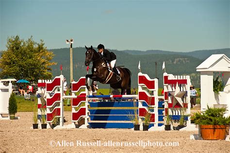 Show Jumping Event In Eventing Competition At The Event At Rebecca