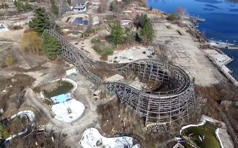 Tour The Abandoned Geauga Lake Amusement Park Via Drone
