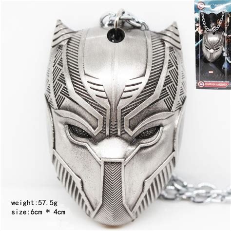 Marvels Black Panther 3d Necklace Pendant Collection