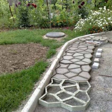 27.23US $ 28% OFF|1PC DIY Plastic Path Make Mold Manually Paving/Cement