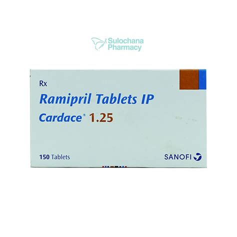 Cardace 125 Mg Tablet Sulochana Medical Services