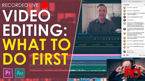 🔴 Live Setup And Editing Of A Video In Premiere Pro Behind The Edit