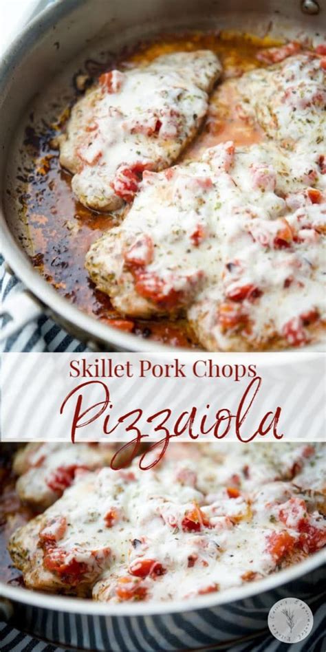 Depending on what you're serving them with, it may make sense to cut the serving size in half to 4 ounces instead. Skillet Pork Chops Pizzaiola | Boneless pork chop recipes, Boneless pork, Thin pork chop recipes