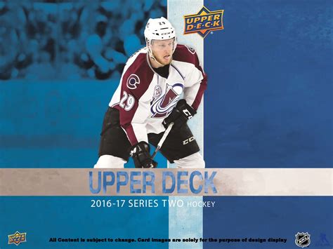 2016 17 Upper Deck Series 2 Hockey Cards Delivers Complete Nhl