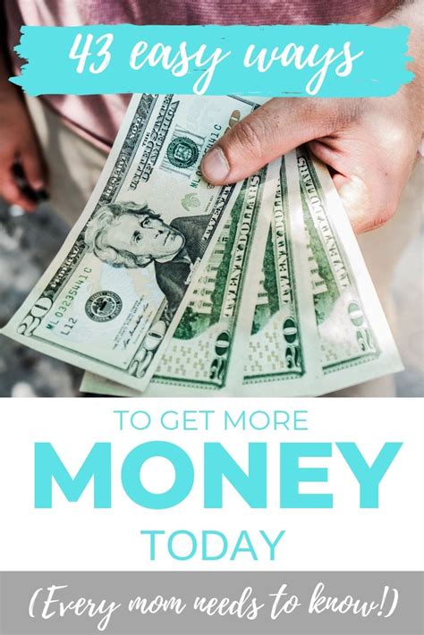 43 Easy Ways To Get More Money Today That Every Mom Needs To Know