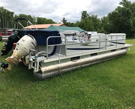 24′ Party Barge Olds Pontoon Rental And Storage