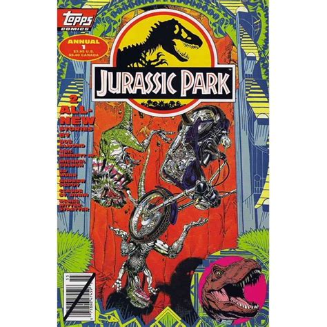 Jurassic Park Annual 1 Vf Topps Comic Book