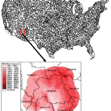 Usgs Cataloging Units For The Conterminous United States And The Ned