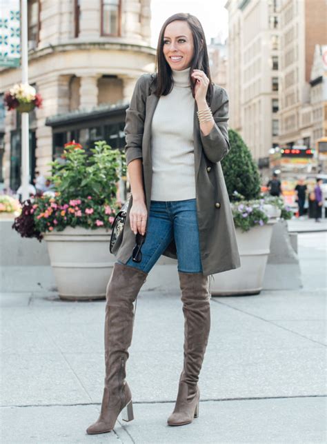 Sydne Style Shows How To Wear Over The Knee Boots For Fall Sydne Style