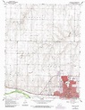 Dodge City topographic map, KS - USGS Topo Quad 37100g1