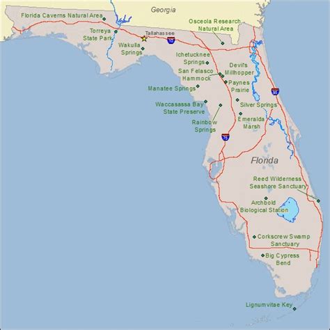 28 National Parks In Florida Map Maps Database Source