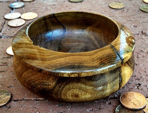 Black Locust Wood Turning Wooden Bowls Bowl