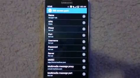 Note 10 5g Lte Straight Talk Apn Settings And Speed Test Samsung