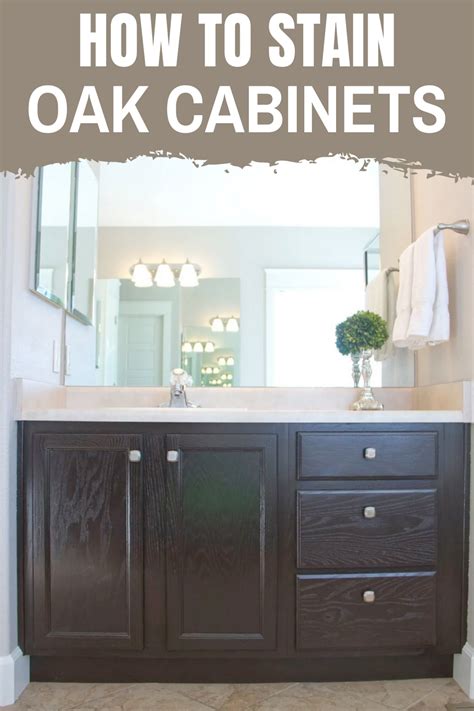 Get a unique kitchen with stain cabinets in extraordinary design and great prices. How to Stain OAK Cabinets…the simple method (without ...