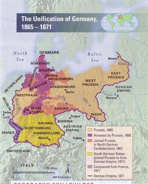 The Unification Of Germany 1865 1871 Full Size Ex