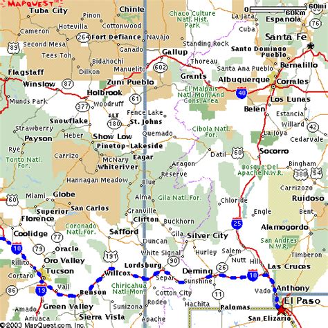 Map Of Southeastern New Mexico Mexico Map