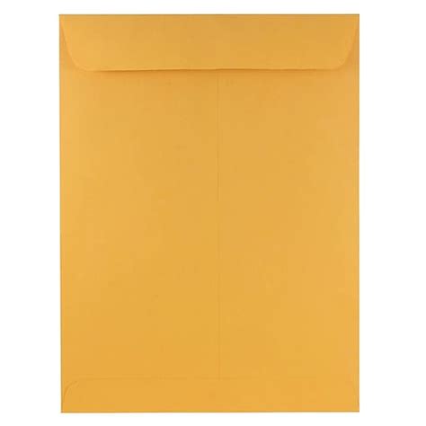 Jam Paper 9 X 12 Open End Catalog Envelopes Brown Kraft Manila 50