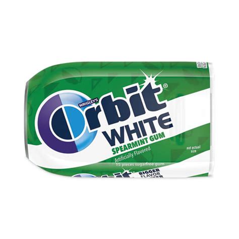 Orbit® White Sugar Free Gum Spearmint 15 Piecespack 9 Packscarton