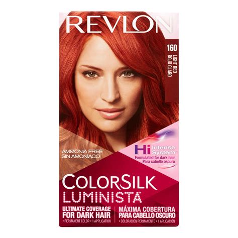 Red hair colors are usually classified two ways. Revlon ColorSilk Luminista Hair Color, Light Red - Walmart ...