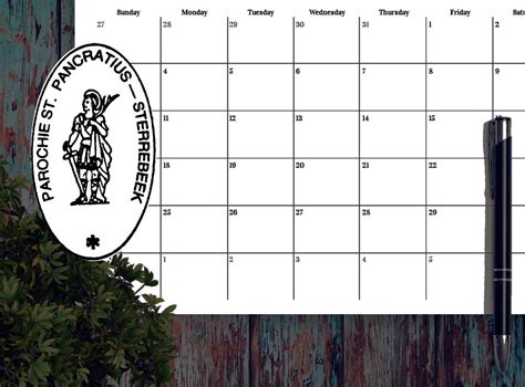 Kalender Parochie Sterrebeek Kerknet