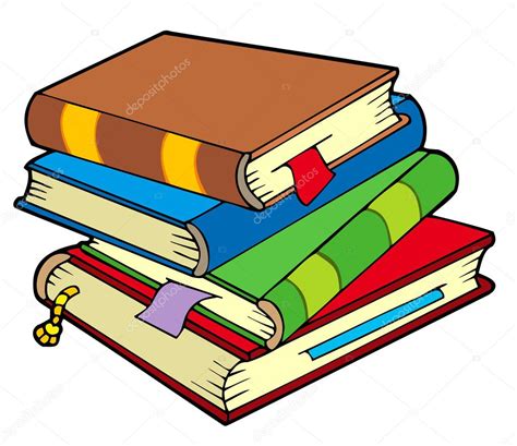 Pile Of Four Old Books — Stock Vector © Clairev 3690205